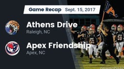 Recap: Athens Drive  vs. Apex Friendship  2017