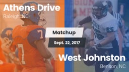 Matchup: Athens Drive High vs. West Johnston  2017