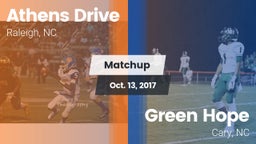 Matchup: Athens Drive High vs. Green Hope  2017