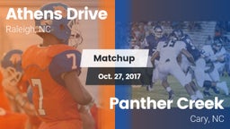 Matchup: Athens Drive High vs. Panther Creek  2017
