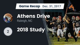 Recap: Athens Drive  vs. 2018 Study 2017