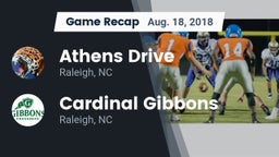 Recap: Athens Drive  vs. Cardinal Gibbons  2018