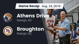 Recap: Athens Drive  vs. Broughton  2018