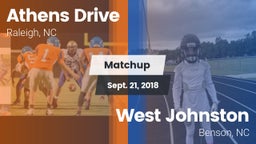 Matchup: Athens Drive High vs. West Johnston  2018