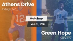 Matchup: Athens Drive High vs. Green Hope  2018