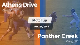 Matchup: Athens Drive High vs. Panther Creek  2018