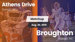 Matchup: Athens Drive High vs. Broughton  2019