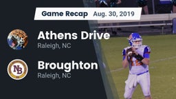 Recap: Athens Drive  vs. Broughton  2019