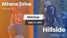 Matchup: Athens Drive High vs. Hillside  2019