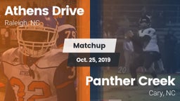 Matchup: Athens Drive High vs. Panther Creek  2019