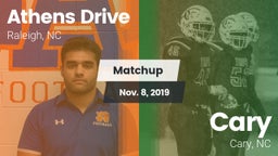 Matchup: Athens Drive High vs. Cary  2019