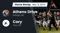 Recap: Athens Drive  vs. Cary  2019