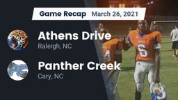 Recap: Athens Drive  vs. Panther Creek  2021