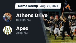 Recap: Athens Drive  vs. Apex  2021