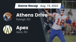 Recap: Athens Drive  vs. Apex  2022