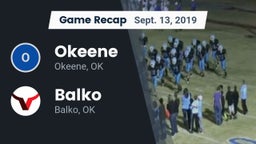 Recap: Okeene  vs. Balko  2019