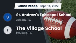 Recap: St. Andrew's Episcopal School vs. The Village School 2022