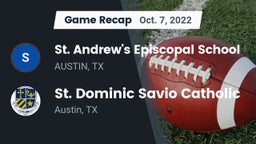 Recap: St. Andrew's Episcopal School vs. St. Dominic Savio Catholic  2022
