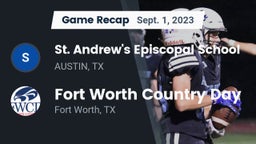 Recap: St. Andrew's Episcopal School vs. Fort Worth Country Day  2023