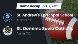 Recap: St. Andrew's Episcopal School vs. St. Dominic Savio Catholic  2023