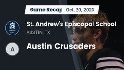 Recap: St. Andrew's Episcopal School vs. Austin Crusaders 2023