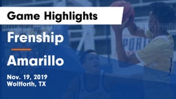 Frenship  vs Amarillo  Game Highlights - Nov. 19, 2019