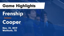 Frenship  vs Cooper  Game Highlights - Nov. 22, 2019