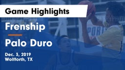 Frenship  vs Palo Duro  Game Highlights - Dec. 3, 2019