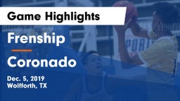 Frenship  vs Coronado  Game Highlights - Dec. 5, 2019