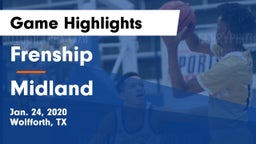 Frenship  vs Midland  Game Highlights - Jan. 24, 2020