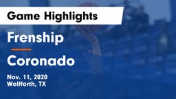 Frenship  vs Coronado  Game Highlights - Nov. 11, 2020