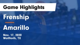 Frenship  vs Amarillo  Game Highlights - Nov. 17, 2020