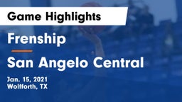 Frenship  vs San Angelo Central  Game Highlights - Jan. 15, 2021
