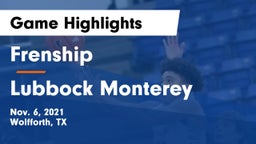Frenship  vs Lubbock Monterey  Game Highlights - Nov. 6, 2021
