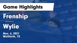 Frenship  vs Wylie  Game Highlights - Nov. 6, 2021