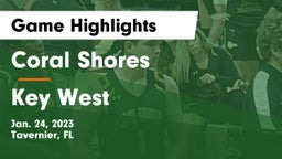 Coral Shores  vs Key West  Game Highlights - Jan. 24, 2023