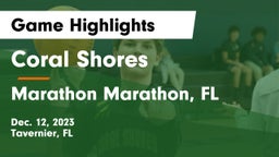 Coral Shores  vs Marathon  Marathon, FL Game Highlights - Dec. 12, 2023