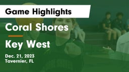 Coral Shores  vs Key West  Game Highlights - Dec. 21, 2023