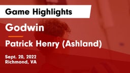 Godwin  vs Patrick Henry (Ashland) Game Highlights - Sept. 20, 2022