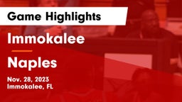 Immokalee  vs Naples  Game Highlights - Nov. 28, 2023