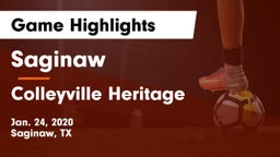 Saginaw  vs Colleyville Heritage  Game Highlights - Jan. 24, 2020