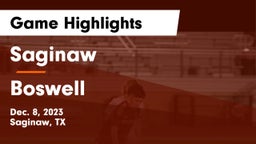 Saginaw  vs Boswell   Game Highlights - Dec. 8, 2023