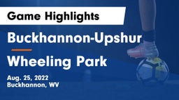 Buckhannon-Upshur  vs Wheeling Park Game Highlights - Aug. 25, 2022