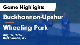Buckhannon-Upshur  vs Wheeling Park Game Highlights - Aug. 22, 2023