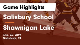 Salisbury School  vs Shawnigan Lake Game Highlights - Jan. 26, 2019