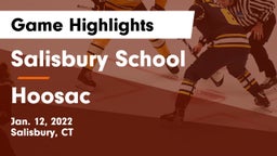 Salisbury School vs Hoosac Game Highlights - Jan. 12, 2022