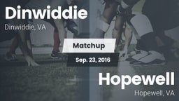 Matchup: Dinwiddie High vs. Hopewell  2016