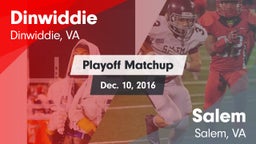 Matchup: Dinwiddie High vs. Salem  2016