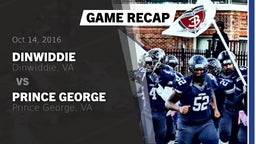 Recap: Dinwiddie  vs. Prince George  2016