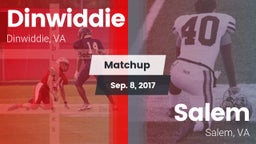 Matchup: Dinwiddie High vs. Salem  2017